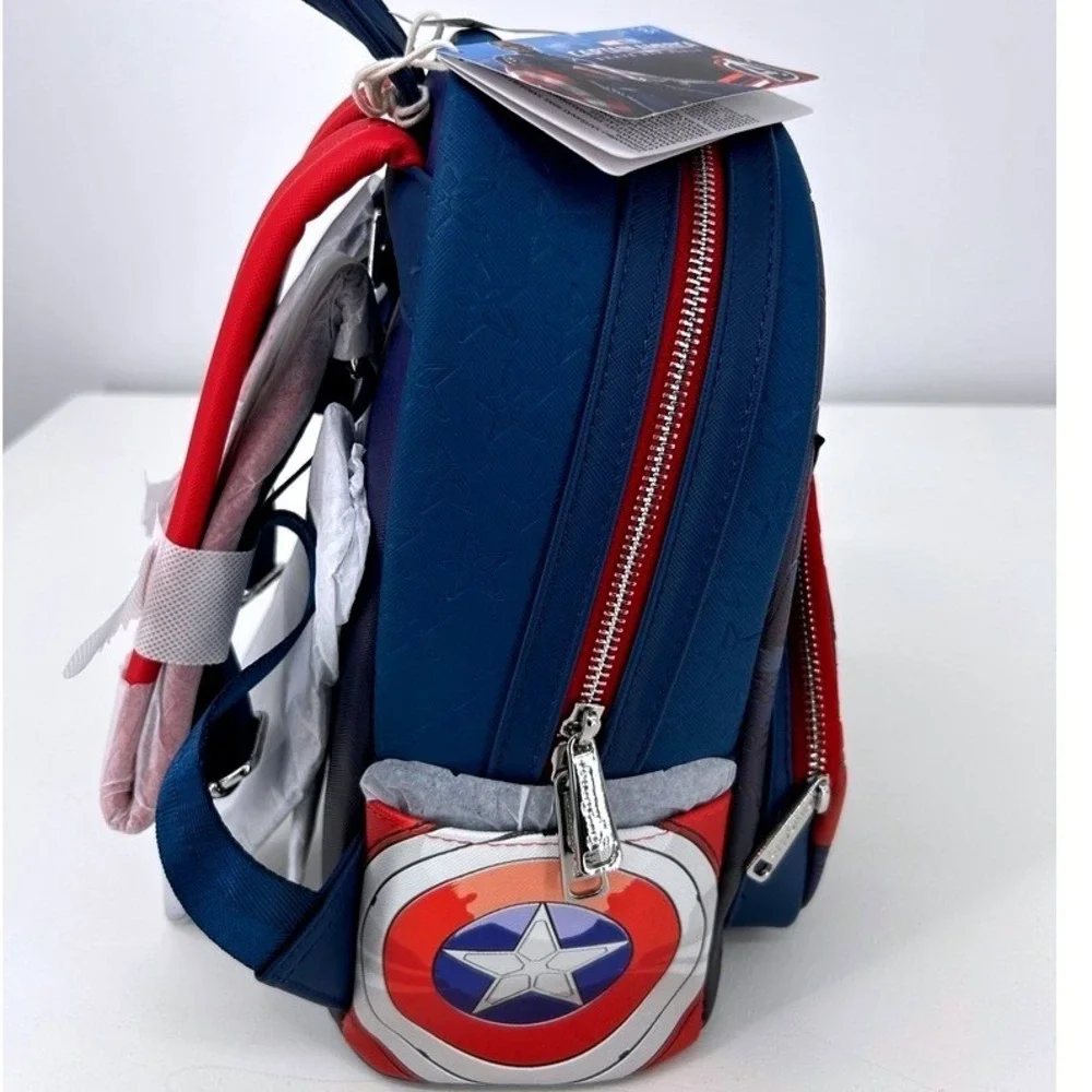 Disney Parks Marvel Captain America Brave New World Mini Backpack NWT $90